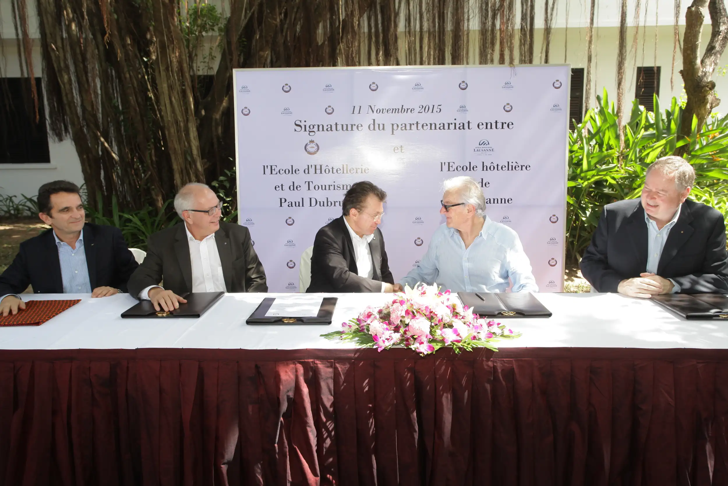 EHT Paul Dubrule and EHL partnership