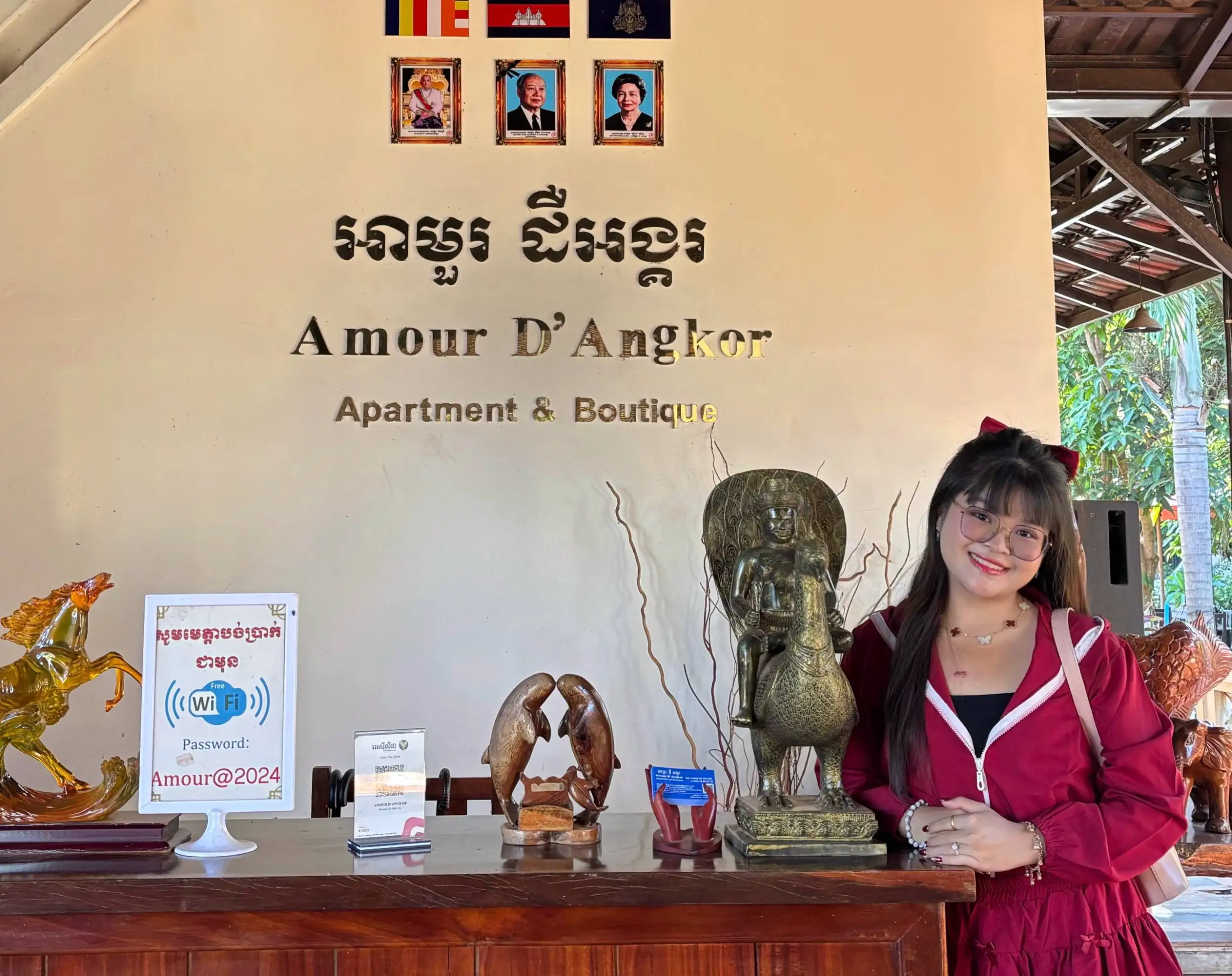 Ten Rasmey Monyneath, 2018-2019 Hotel Manager of Amour D'Angkor